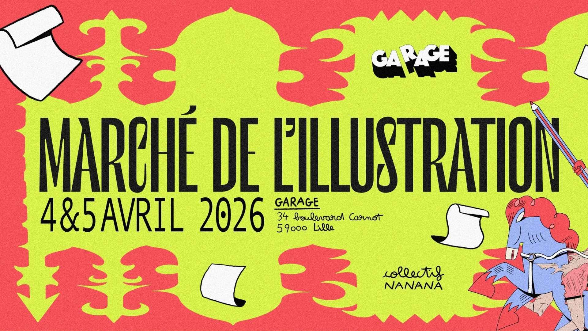 marché de l'illustration à lille